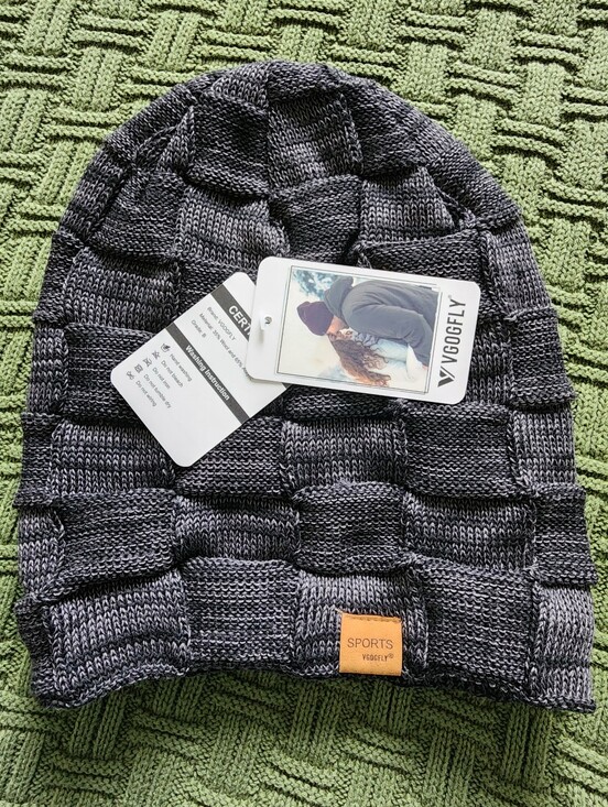 Other - VIGOOFLY Knit Slouch Beanie - Charcoal Gray